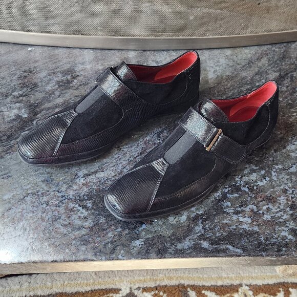 Amalfi By Rangoni Egadi Monk Strap Moccasin Shoes Size 10 - Picture 4 of 16